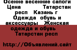 Осенне весенние сапоги › Цена ­ 2 099 - Татарстан респ., Казань г. Одежда, обувь и аксессуары » Женская одежда и обувь   . Татарстан респ.